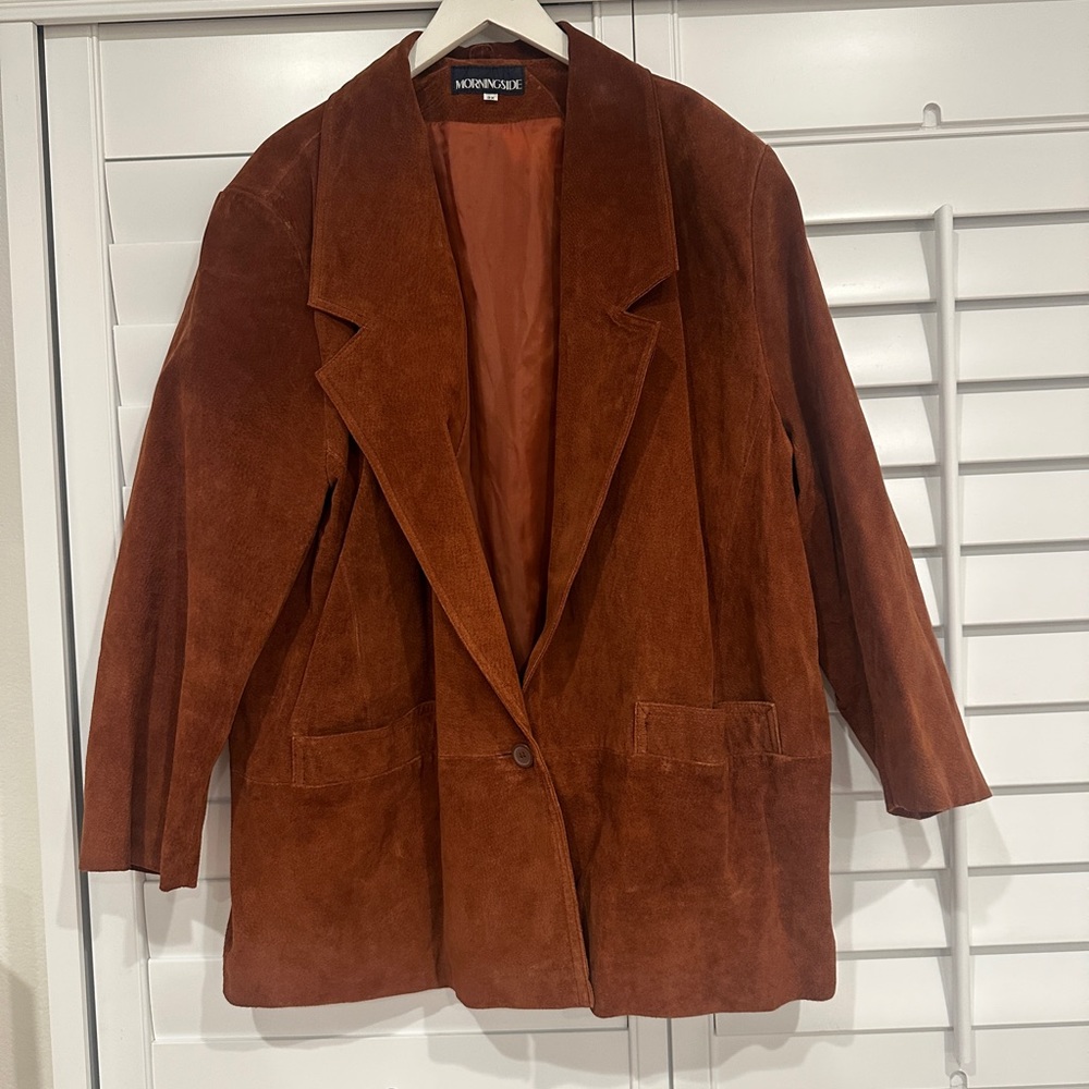 Brown Suede Women's Jacket